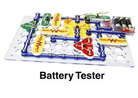 Snap Circuits XP - battery tester
